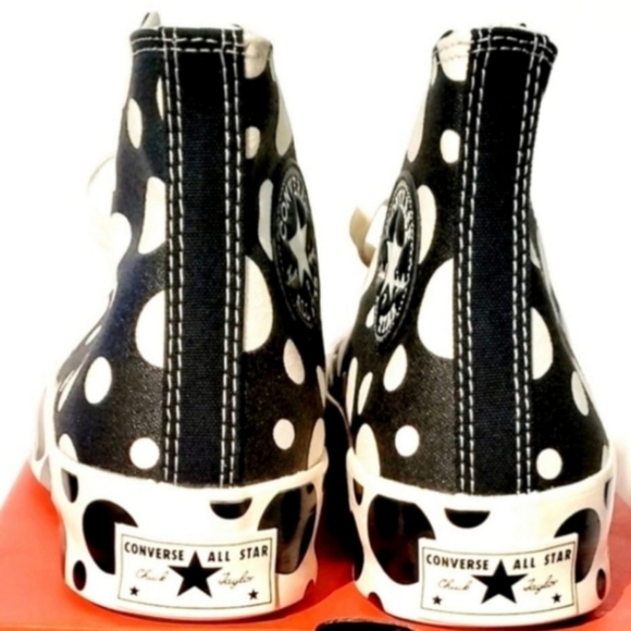 🔥Exclusive 🔥Converse Chuck 70 Polka Dot Mashup Hi Shoes Size 8.5 Women - Picture 8 of 16